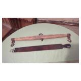 Wood Yoke and Strop Set
