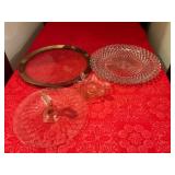 Glassware and Tray Set