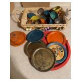 Tin Toy Dishes