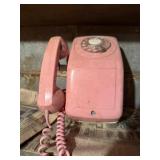 Pink Rotary Dial Telephone
