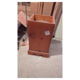Wooden Trash Bin