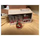 Libbey Holly & Berries Glass Set