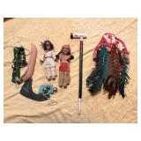 Tribal-Inspired Dolls and Decorative Items