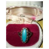 Sterling Silver Turquoise Ring