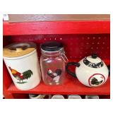 Rooster-Themed Kitchen Set