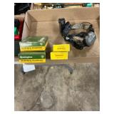 Ammunition Boxes and Headlamp