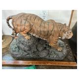 Painted Tiger Figurine