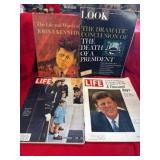 JFK Magazines and hard back book