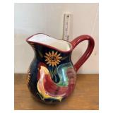 Hand-Painted Ceramic Pitcher