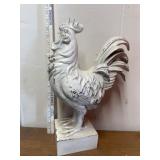 Painted Rooster Statue