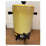 Yellow Electric Coffee Urn