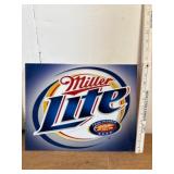 Miller Lite Metal Sign