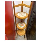 Wood Stand with Tiles