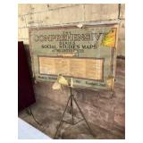 Comprehensive Map Series on Stand