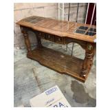 Wood Console Table