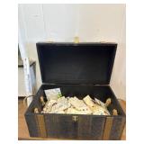 Wooden Chest with Buttons