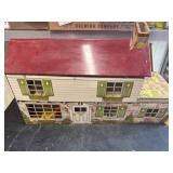 Metal Dollhouse with Furniture