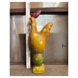 Painted Ceramic Rooster
