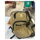 Green Backpack And Bin