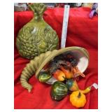 Ceramic Cornucopia Lot