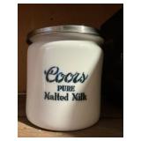 Coors Malted Milk Jar