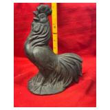 Cast Iron Rooster Figurine