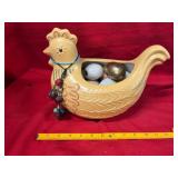 Ceramic Hen Planter