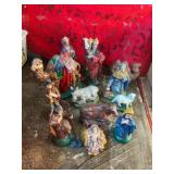 Hand-Painted Nativity Set