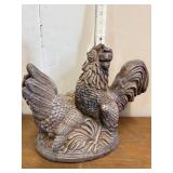 Cement Rooster Sculpture ï¿½heavy