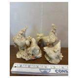 Resin Rooster Figurines