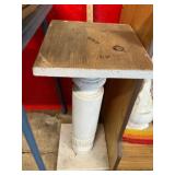 Painted Wood Pedestal