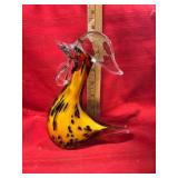Blown Glass Duck Figurine