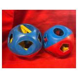 Tupperware retro Shape Sorter Toys