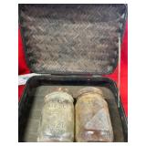 Mason Jars and Woven Box