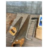 Two Hand Saws and Hacksaw