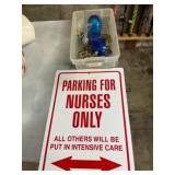 Plastic Bin with Tools