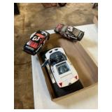 Three Die-Cast Model Cars