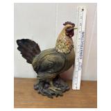 Painted Rooster Figurine