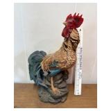 Painted Rooster Figurine
