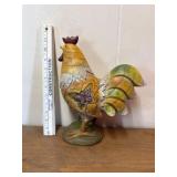 Painted Ceramic Rooster