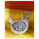 Stone Chicken Figurine