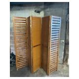 Wood Folding Room Divider