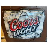 Coors Light Bar Sign