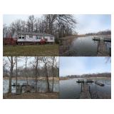 CLEAN 3 BR, 2 BATH MOVE-IN READY HOME/ (4) PARCELS TOTALING 1.6 +/- AC 100' FT ON BUSH RIVER