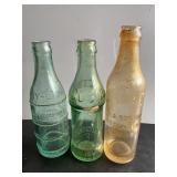 3 Soda bottles, Hagerstown MD, Hanover PA, etc