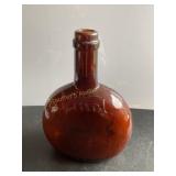 Vinyl brown bottle 7" tall