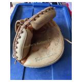 Sears Cowhide catchers glove signed?