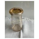 One gill liquid glass bottle