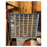 60 drawer metal plastic utility organizer w/