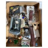 Misc costume, jewelry pierced earrings, watch,